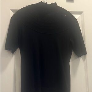 Cache Black Short Sleeve Top
